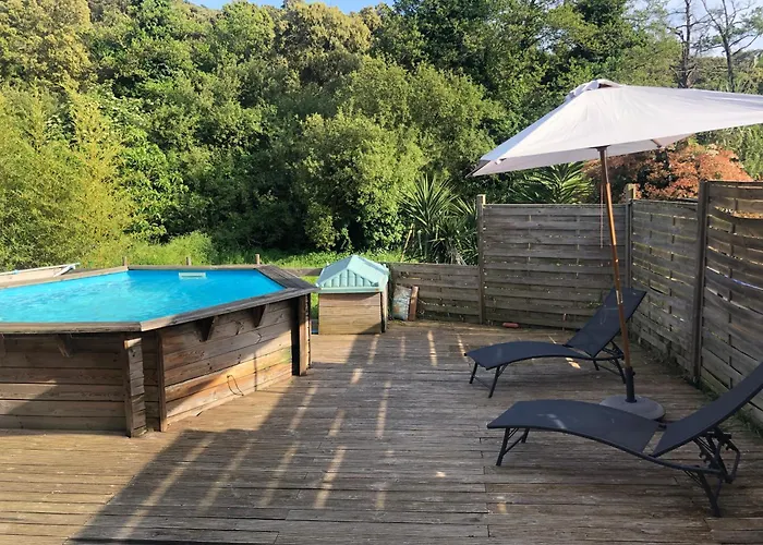 بيت للعطل Paisible De Campagne Avec Piscine